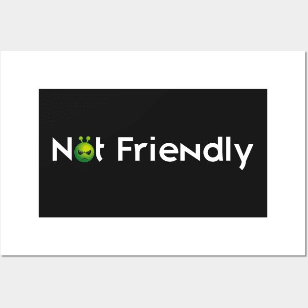 Not Friendly for Introverts Wall Art by jennifersoldner